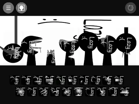 Sprunki Phase Black Infected game cover showing corrupted black Sprunki characters