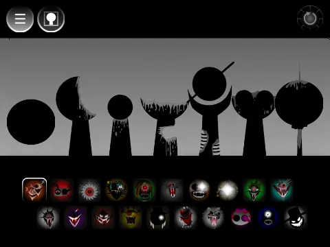 Sprunki Phase But Better V6 showing upgraded gameplay interface and features
