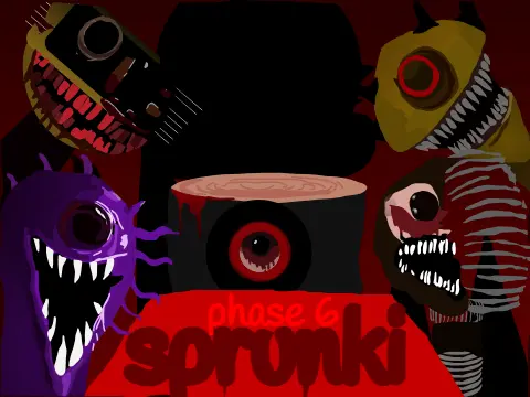 Sprunki Phase But Everyone Is Alive V2 with animated living characters