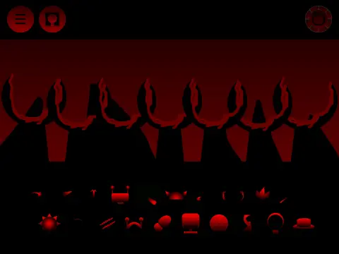Sprunki Phase But Kinda Cursed horror game logo with eerie characters