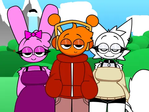 Sprunki Phase But Some Mix gameplay showing combined elements from different versions