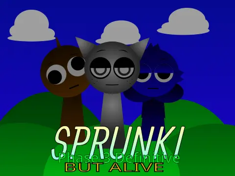 Logo for the archived alive edition of Sprunki Phase Definitive