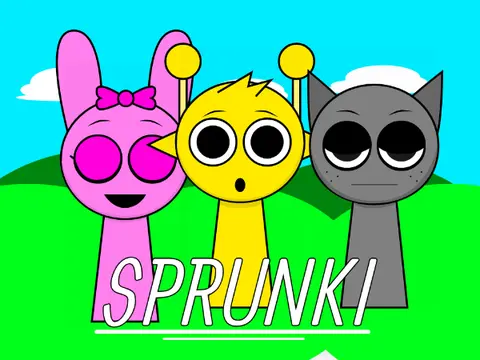 Definitive alive edition Sprunki game V3 with animated characters and music tools