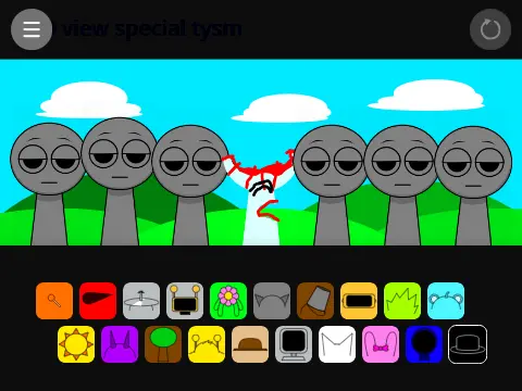 Sprunki Phase Fanmade cover art showing community-created designs