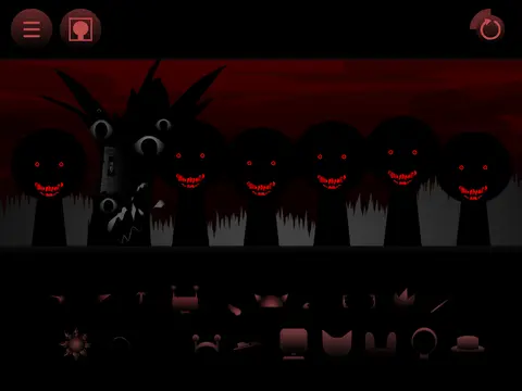 Logo for the dark and intense Sprunki Phase Gore Remix game