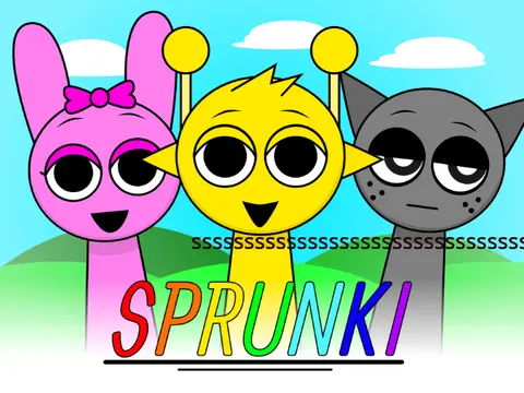 Sprunki Phase Mod Warning Durple game cover showing Durple character treatment with warning indicators