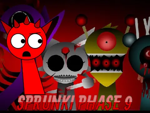 Logo for the polished and official-style game Sprunki Phase Official V2