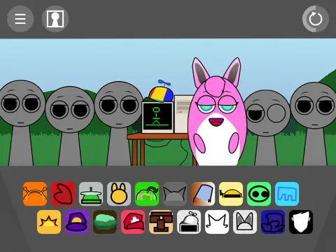 Sprunki Phase Plus Bonuses game cover showing enhanced features