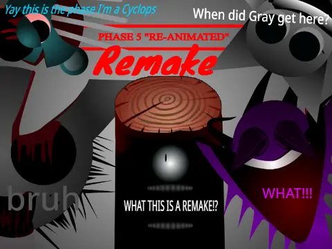 Sprunki Phase Reanimated Remake modern game cover art