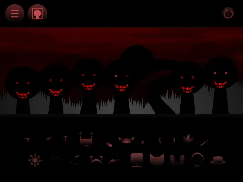 Sprunki Phase Remastered Gore Remix game cover with horror theme