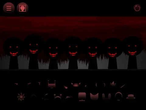 Logo for the horror-themed Sprunki Phase Remastered Gore Remix V3 game