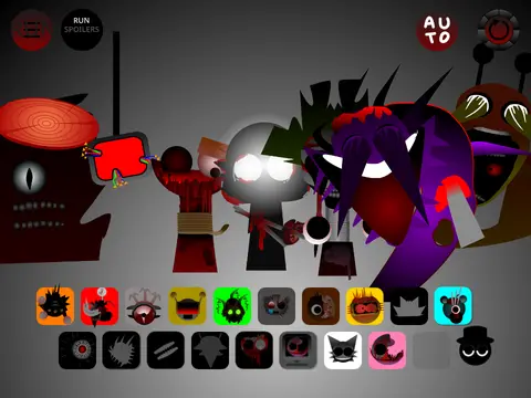 Sprunki Phase Remix 14661 showing character mixing interface and controls