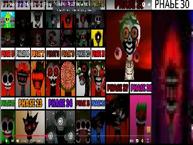 Colorful logo for Sprunki Phase To Remix music mixing game