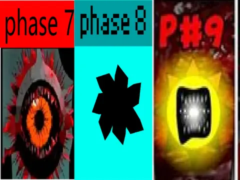 Sprunki Phase To v4 game logo with directional and musical elements