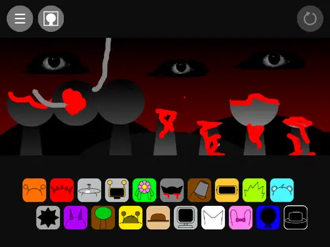 Sprunki Phase gameplay showing advanced character designs and interface