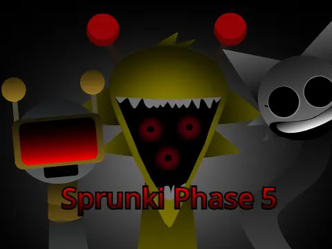 Sprunki Phase YNR Edition Recreation Old Remix Game Cover Art