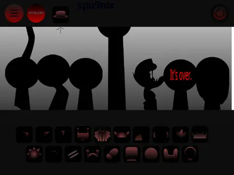 Sprunki Phase Yubin Niiku Reskin Remix game cover showing redesigned characters