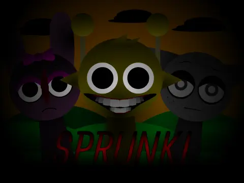 Sprunki Phase 1.1 New Definitive Edition Cover Art - Horror Game Characters