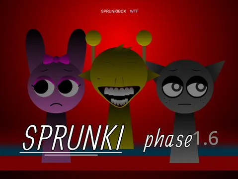 Sprunki Phase 1.6 Remaster Official Game Cover