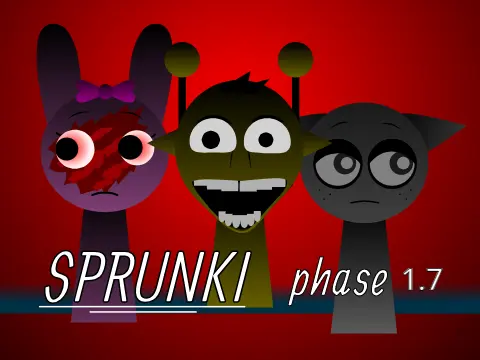 Official Sprunki Phase 1.7 Online Game Cover Art