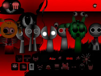 Official Sprunki Phase 2.5 Mi Fase Retake Logo - Horror Edition with New Characters