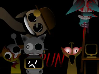 Official logo for sprunki phase3 swapped game showing mixed characters