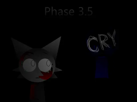 Sprunki Phase 3.5 Mod Official Cover Art - Horror Retake Edition