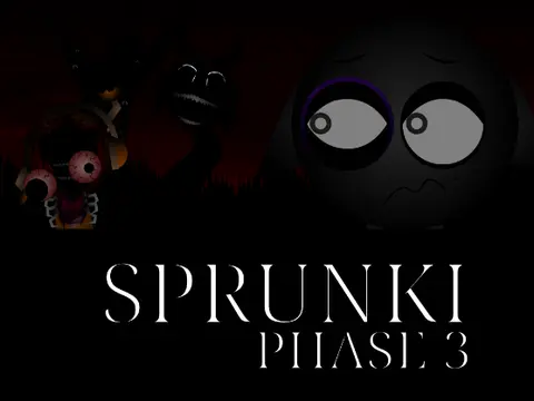 Sprunki Phase 3.5 Remake Official Cover Art - Horror Edition