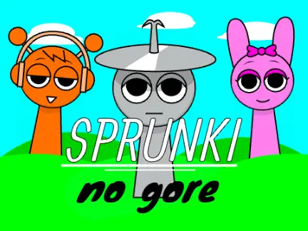 Official Sprunki Phase 4 Kid Friendly Version Logo featuring cute baby characters