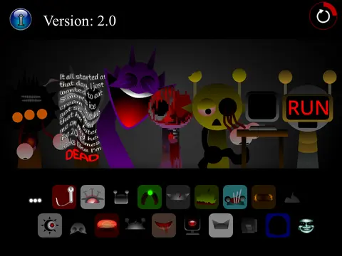 Sprunki Phase 4.4 Play Official Game Cover - Horror Mod Edition