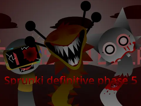 Sprunki Phase 4.5 Remix Official Logo - Definitive Remastered Edition