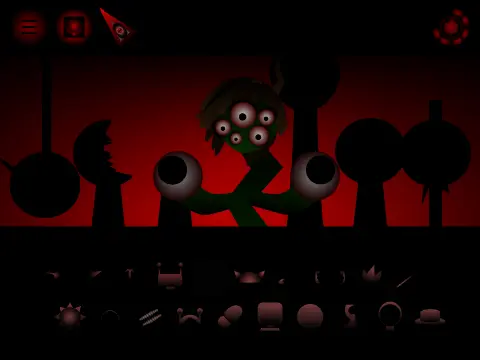 Sprunki Phase 9 Alive Horror Edition Logo - Dark themed with glowing characters