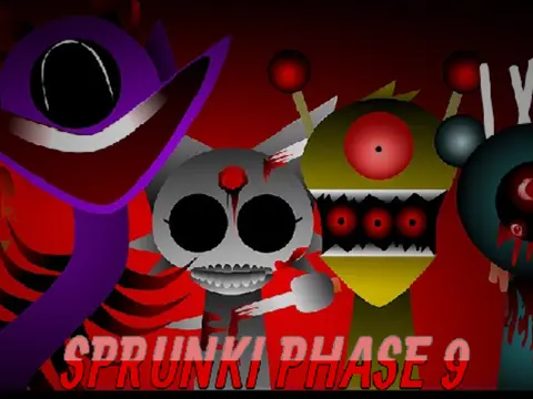 Sprunki Phase 9.875 Characters Official Cover Art