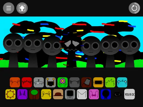 Sprunki Pibby Corruption Game Cover - Dark Fusion Characters