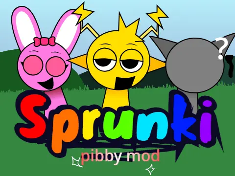 Sprunki Pibby Mod Logo - Crossover between Sprunki and Pibby characters