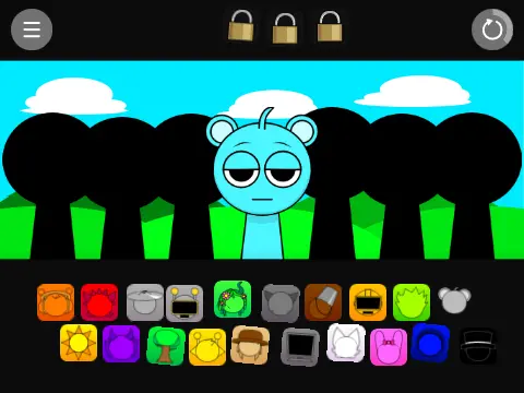 Sprunki Pinki Crazy Logo - Wild Character Adventure