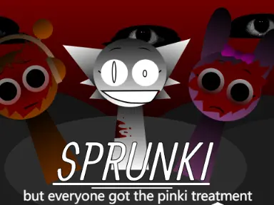 Sprunki Pinki Treatment Edition Game Logo