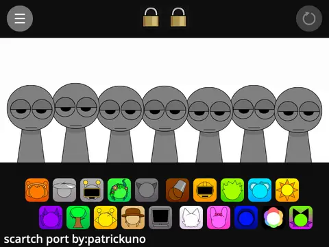 Official artwork for Sprunki Pryamixed All Alive Phase 2 Remix game