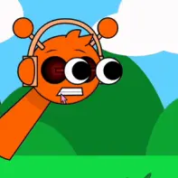 Sprunki Punch Oren Clicker Game Logo - Definitive Remastered Edition