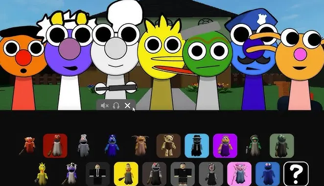 Customizing Sprunki Puppet Characters Sprunki Puppet Gameplay Screenshot - Character Customization