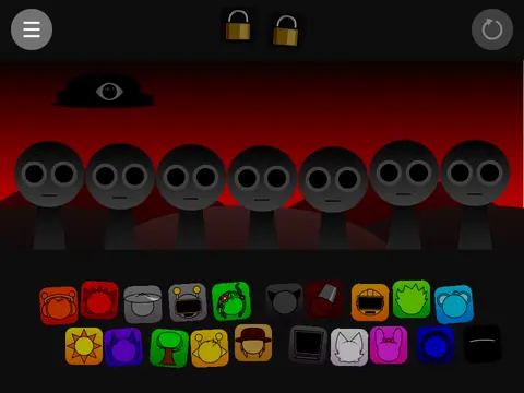Official artwork for Sprunki Pyramixed Remastered Horror Fix game