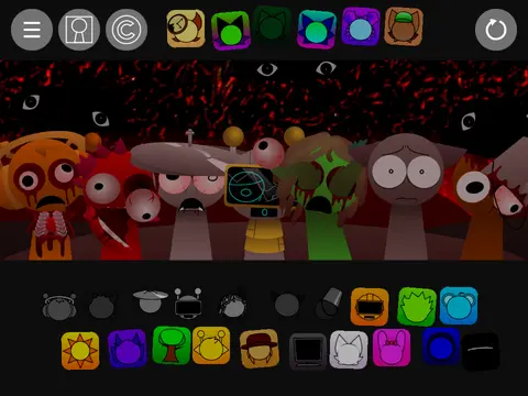 Sprunki Pyramix Version 2.1 Babies Game Cover - Horror Mod with Baby Characters