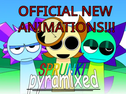 Sprunki Pyramix Version 2.3 Game Cover - Definitive Remastered Edition