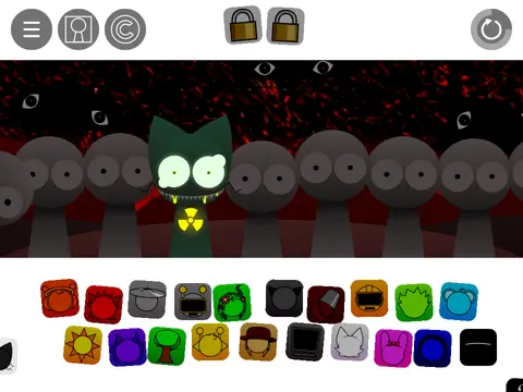 Sprunki Pyramixed 0.9 Game Cover