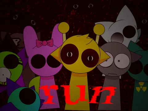 Sprunki Pyramixed 0.9 Full Animated Retake Remix Game Cover