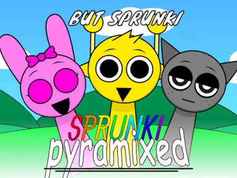 Sprunki Pyramixed But Sprunki Game Cover