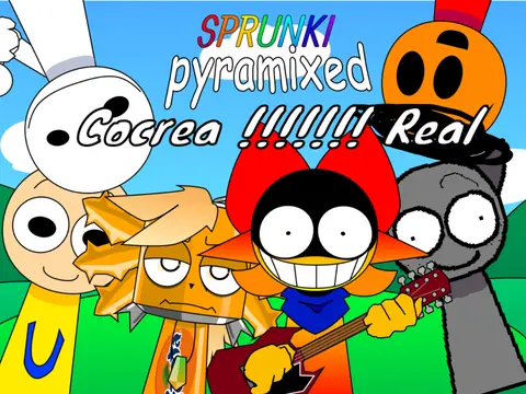 Sprunki Pyramixed Cocrea Game Cover Art