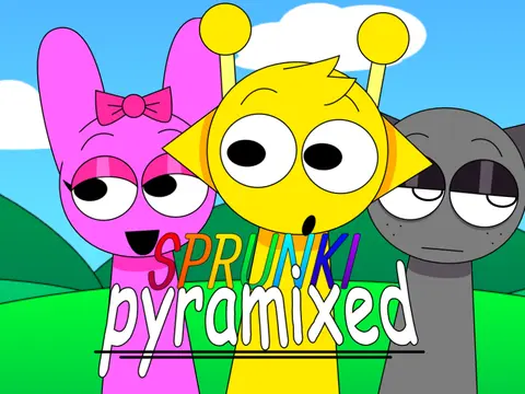 Sprunki Pyramixed Credits Game Cover Art