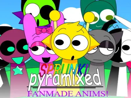 Sprunki Pyramixed Extra Bonus Game Logo