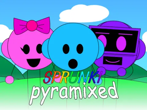 Sprunki Pyramixed Game Cover Art